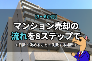 《マンション売却》の流れを8ステップで