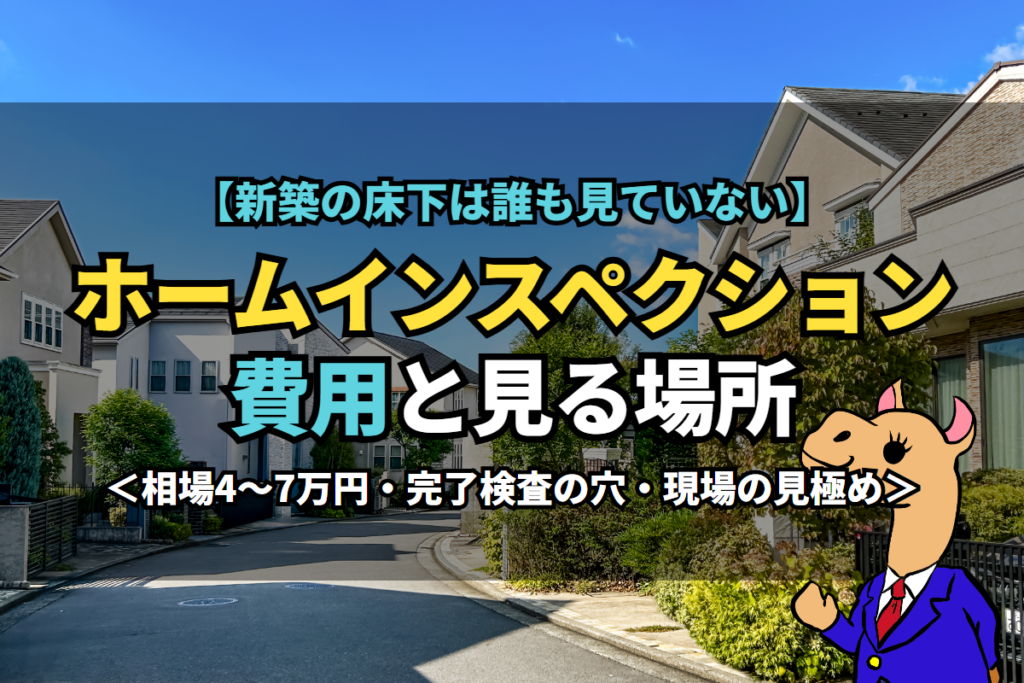 《ホームインスペクション》費用と見る場所