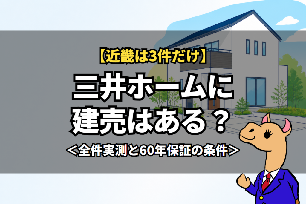 三井ホームに建売はある？