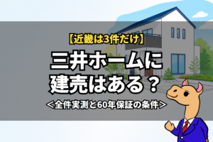 三井ホームに建売はある？