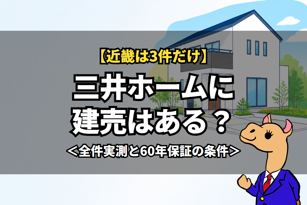 三井ホームに建売はある？
