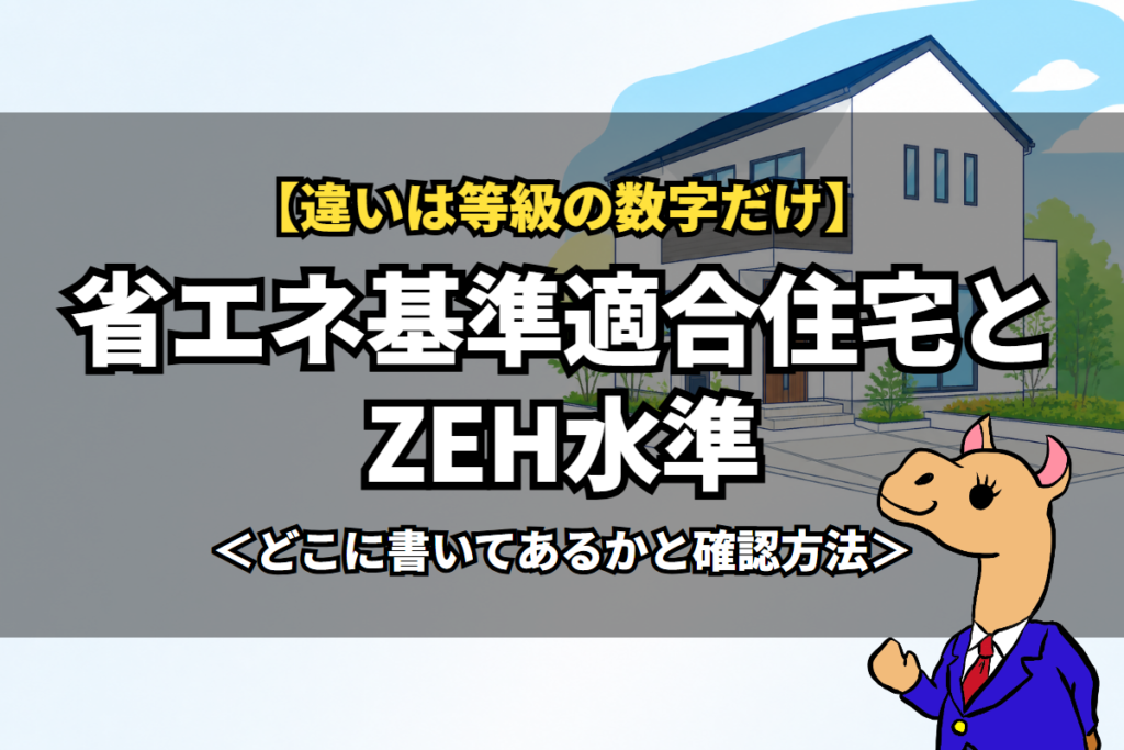 省エネ基準適合住宅とZEH水準