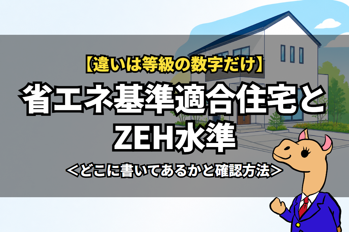省エネ基準適合住宅とZEH水準
