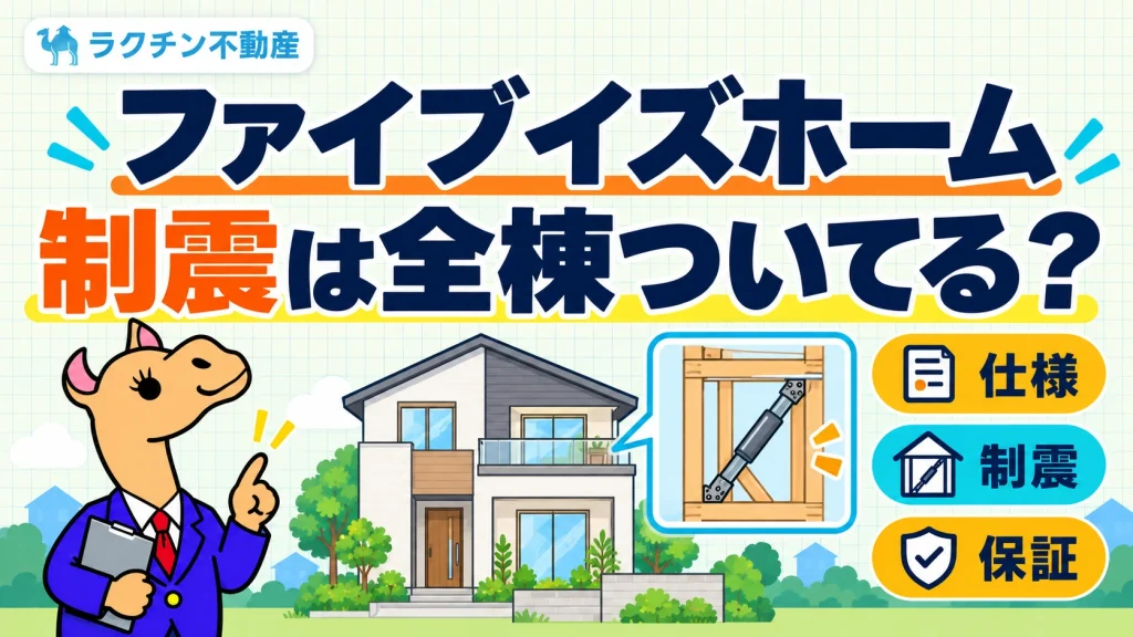 ファイブイズホーム。制震は全棟ついてる？。仕様。制震。保証